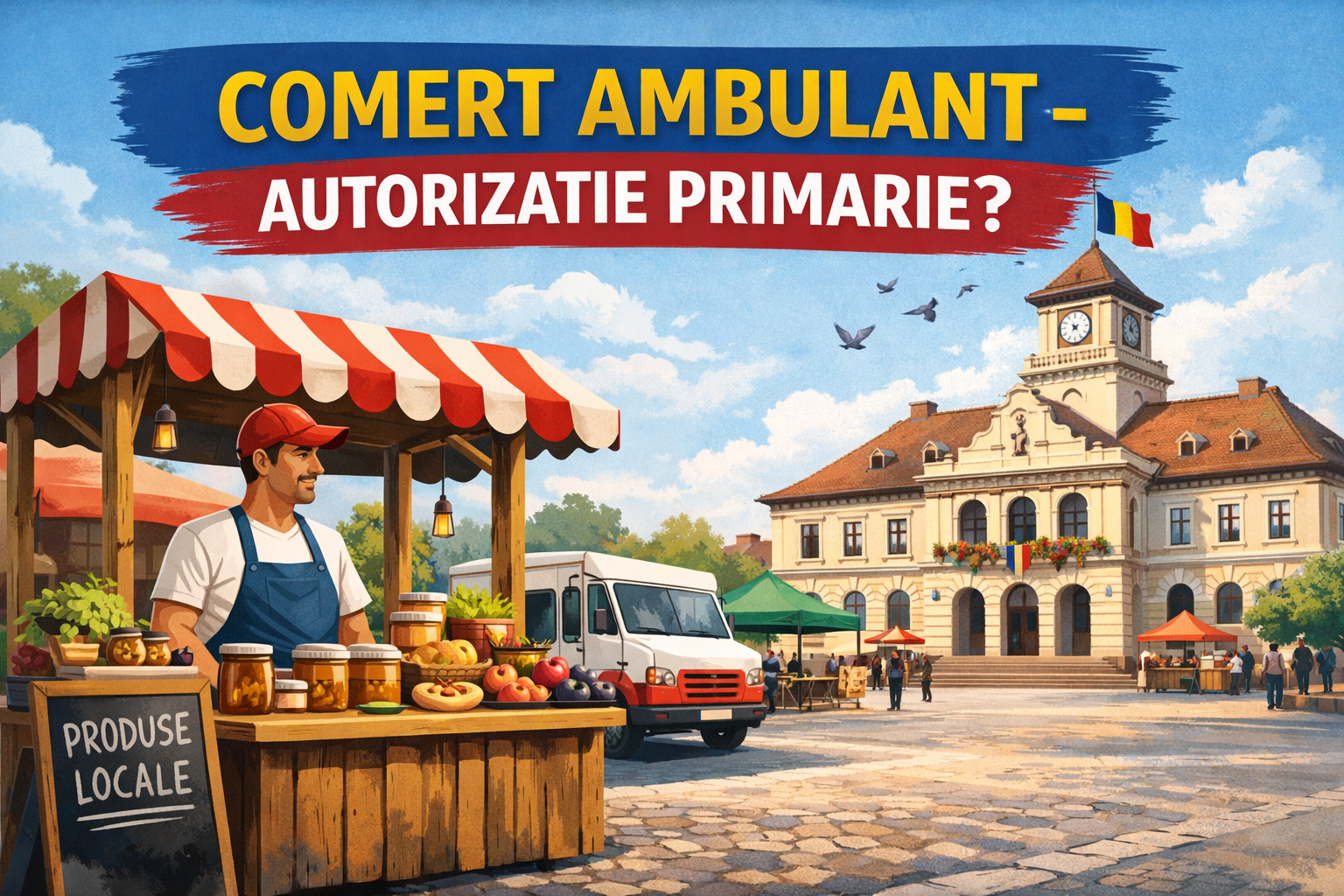Comert ambulant in Romania