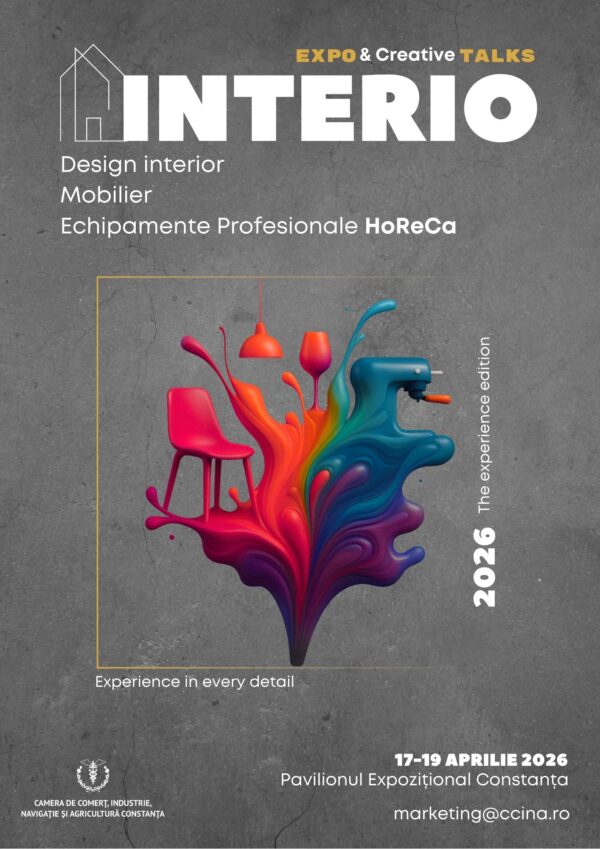 INTERIO 2026 Constanta – eveniment de design interior, mobilier si echipamente HoReCa