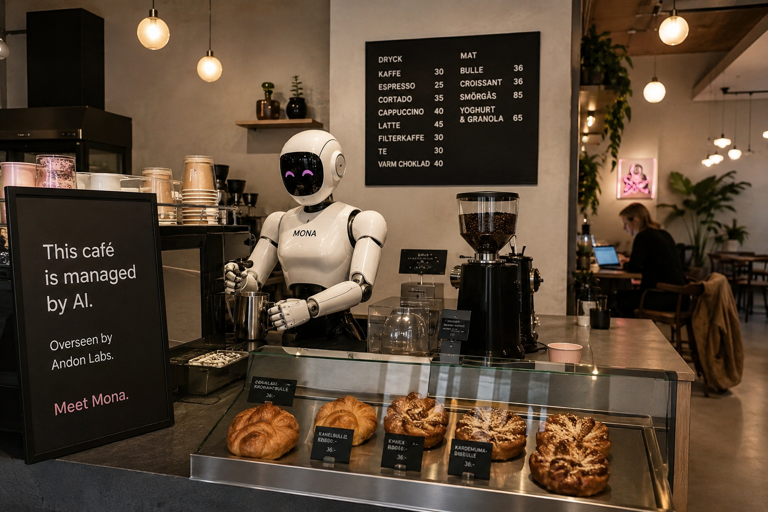 O cafenea condusa de AI in Stockholm: viitorul industriei HoReCa sau doar un experiment?