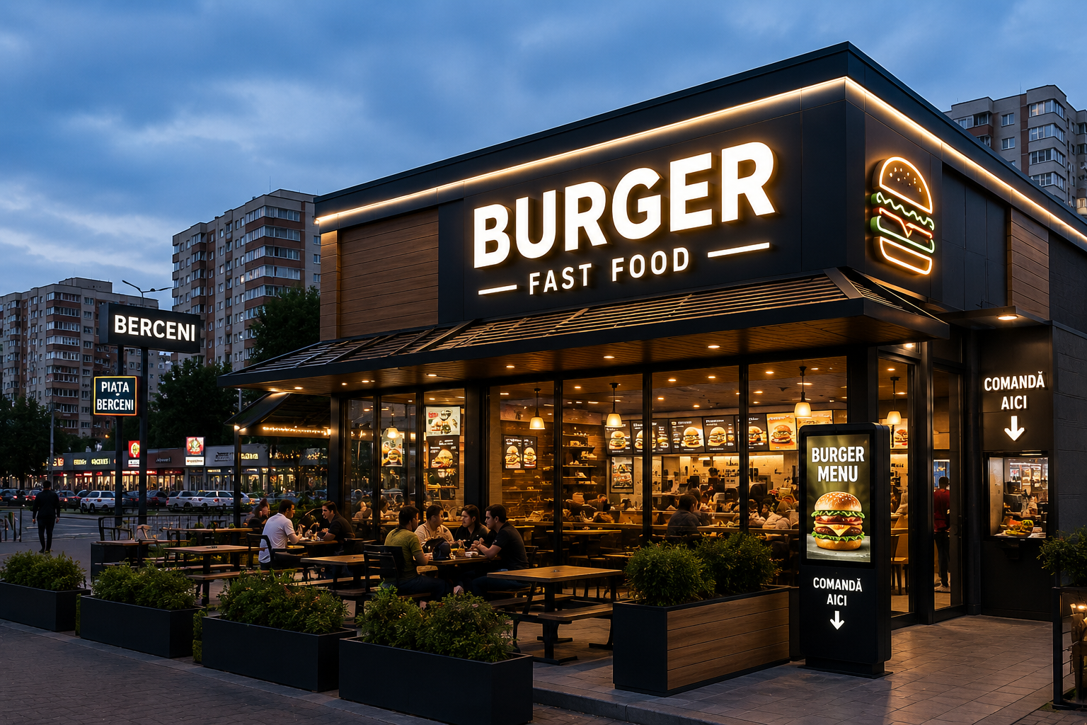 Fast-food nou in Berceni – schimbarea care a starnit discutii in cartier