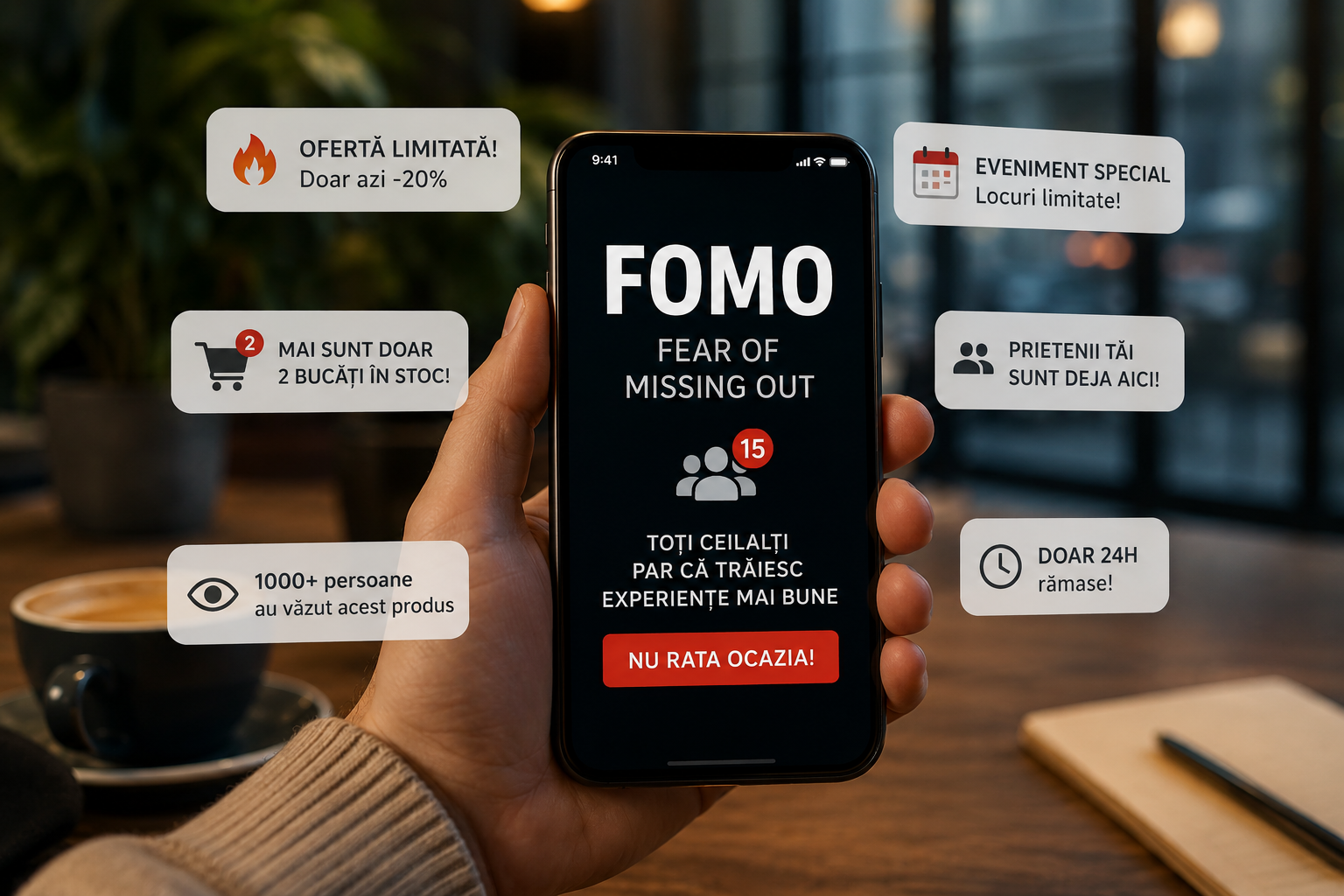 FOMO – frica de a rata oportunitati. Cum influenteaza deciziile oamenilor si afacerile moderne