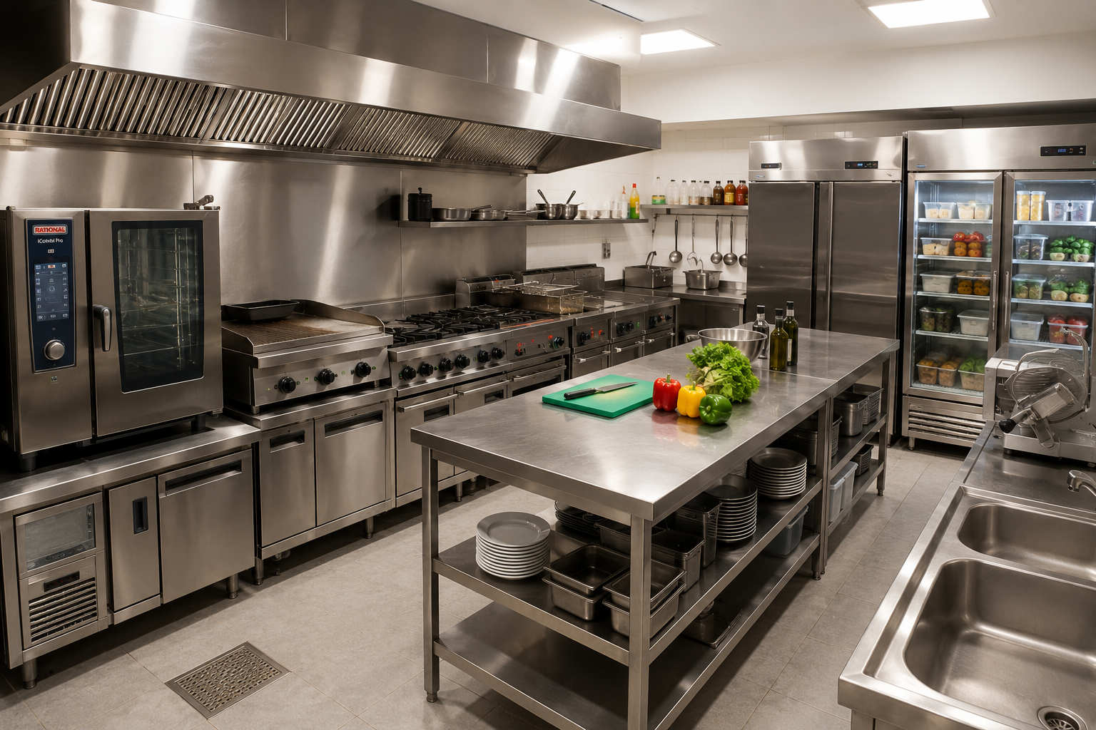 Dotari necesare pentru o bucatarie HoReCa – echipamente esentiale pentru restaurante si fast-food