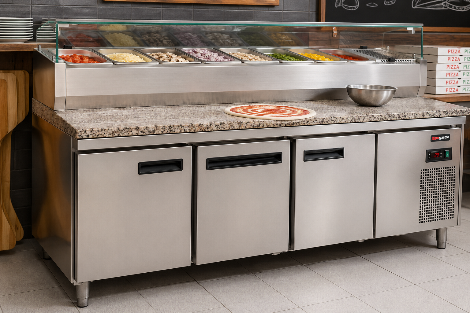 Masa Refrigerata Pizza Pret. Cat Costa o Masa Frigorifica pentru Pizzerie in 2026?