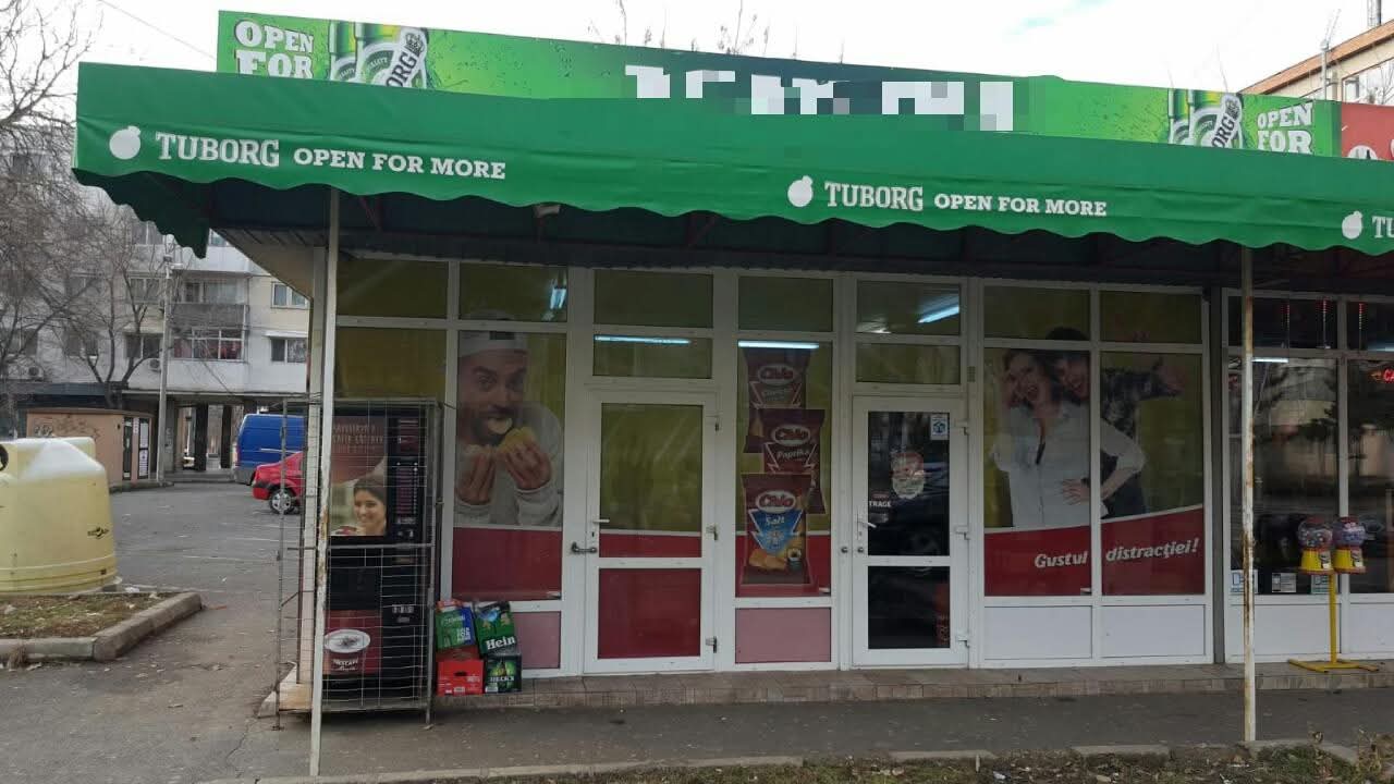 Spatiu de vanzare  - modul, teren inchiriat