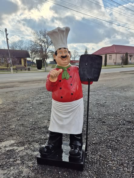 Figurină - statuie decorativă bucătar - Imagine 2