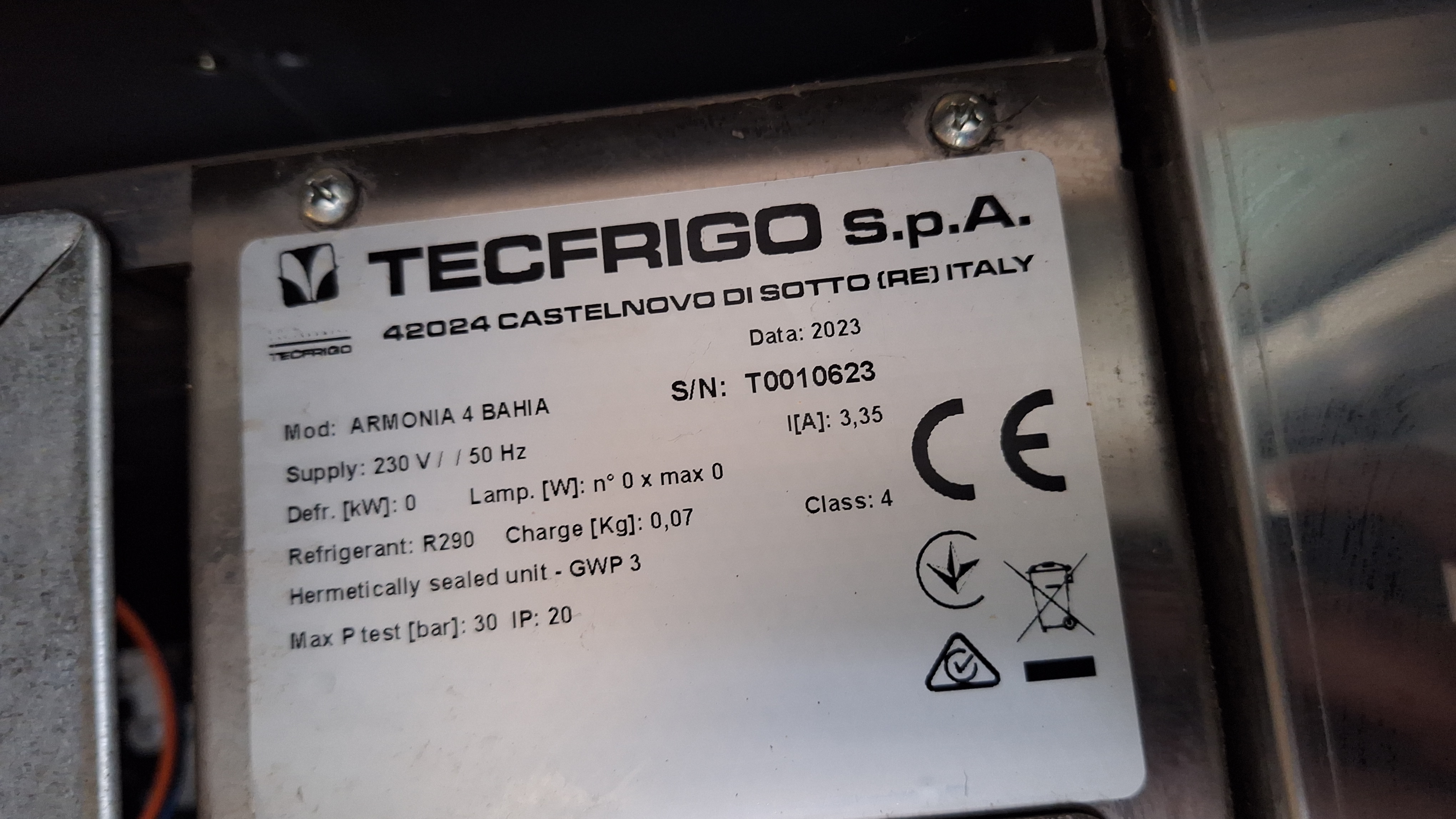 Vitrină frigorifică profesională TECFRIGO ARMONIA 4 BAHIA – 2023 - Imagine 2