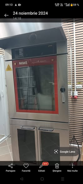 Vând cuptor profesional Miwe aeromat cu dospitor încorporat