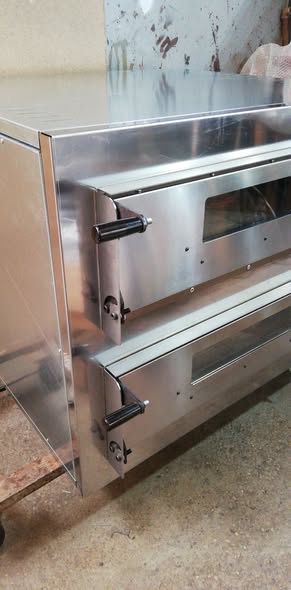 Cuptor Pizza Electric 2 Camere Capacitate 4+4 Pizza de 33 - Imagine 2