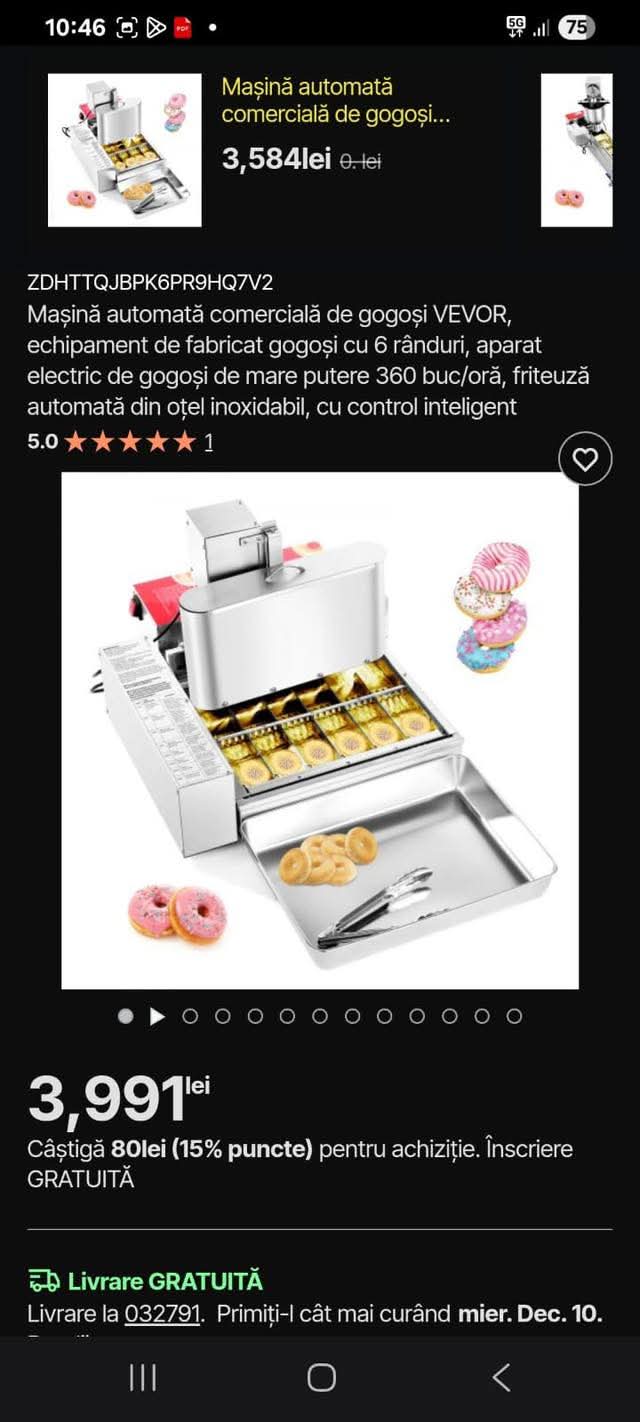 Masina gogosele - Imagine 2