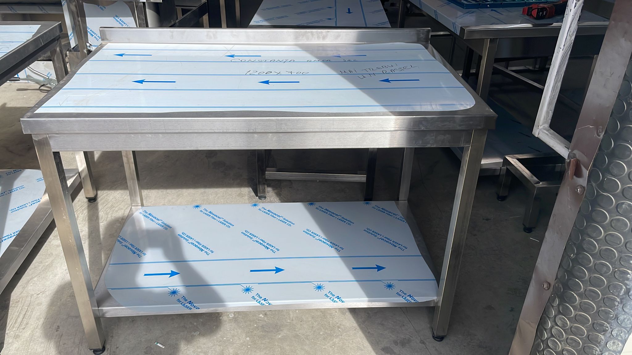 MASA INOX AISI430 CU POLITA SI REBORD 