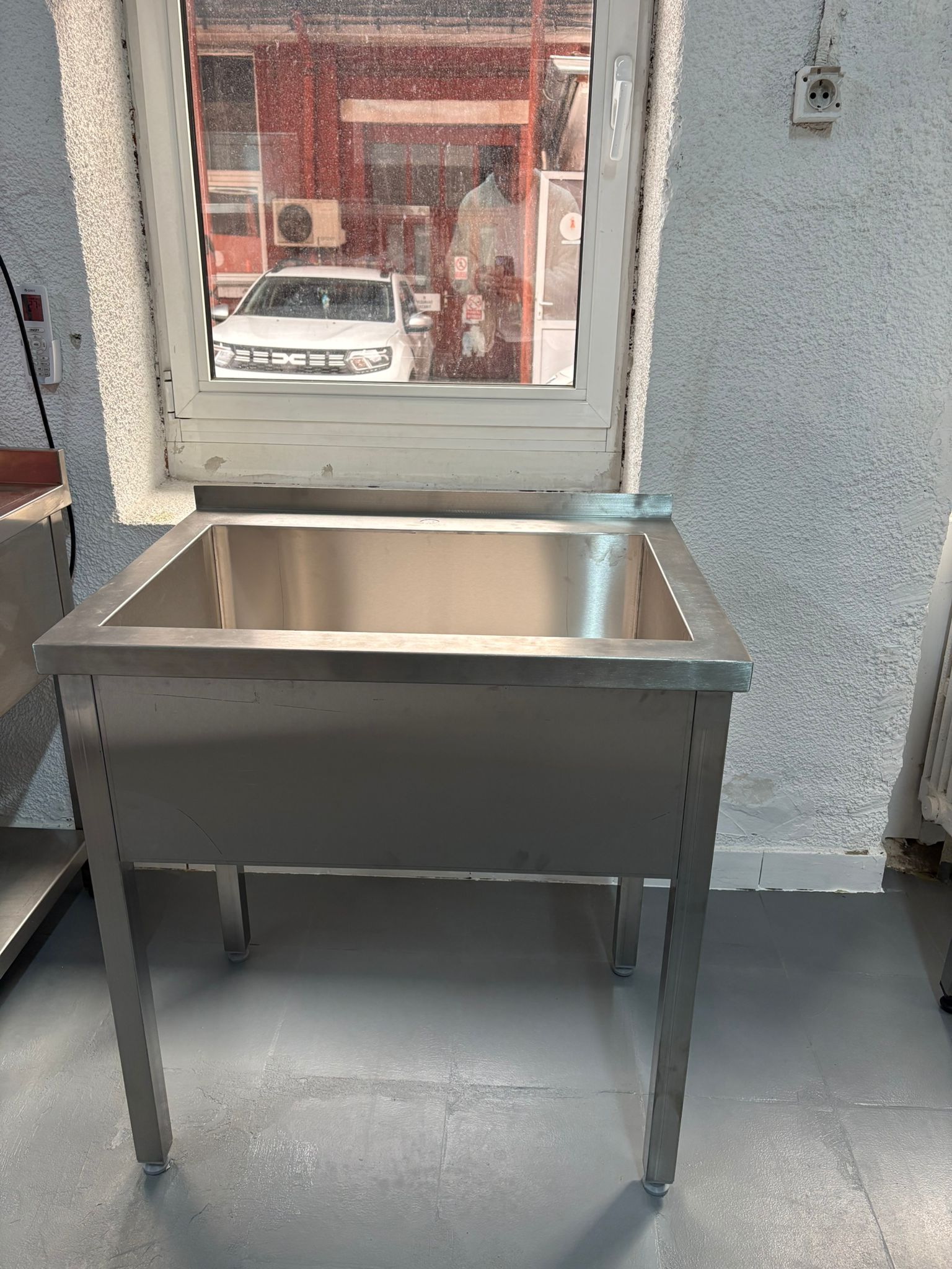 Spalator inox profesional AISI304 pentru vase mari – chiuveta HoReCa bucatarie profesionala