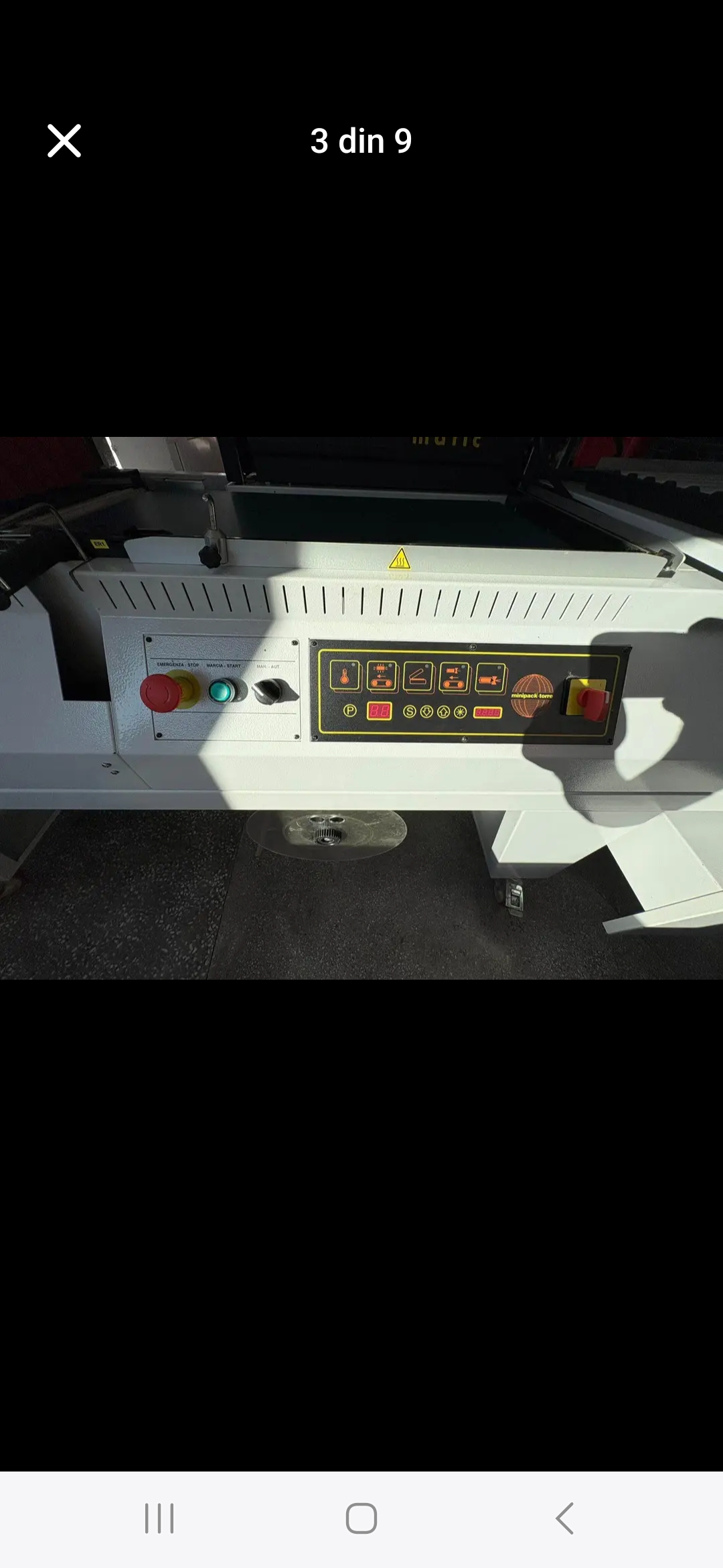 Masina profesionala de ambalat folie termocontractabila Minipack Media – stare buna - Imagine 2