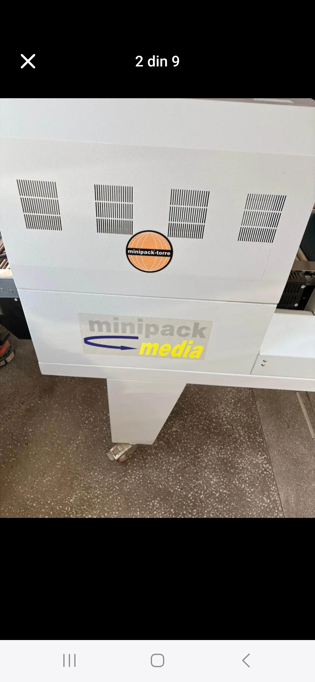 Masina profesionala de ambalat folie termocontractabila Minipack Media – stare buna - Imagine 3