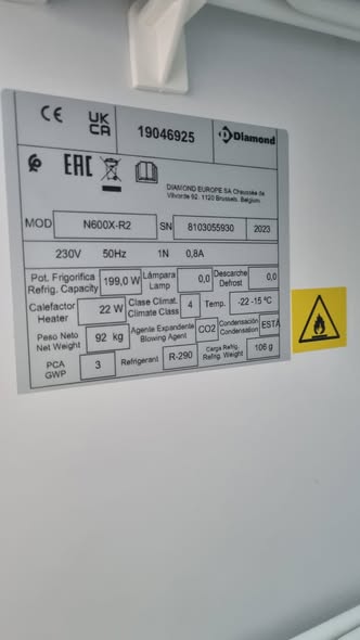 Congelator vertical  inox Diamond - Imagine 2