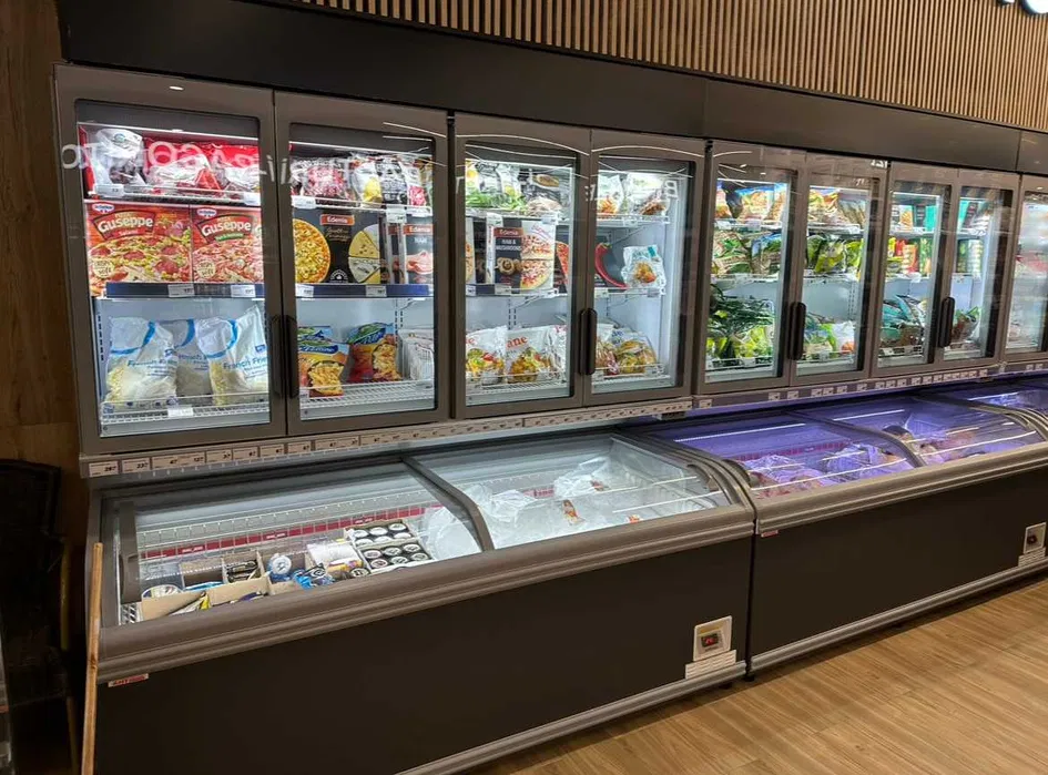 Dulap + lada frigorifica AHT Austria 2.10m | Refrigerare si congelare | Vitrina supermarket profesionala