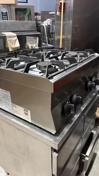Aragaz profesional 4 focuri Mareno NOU – varianta banc HoReCa Italia - Imagine 3