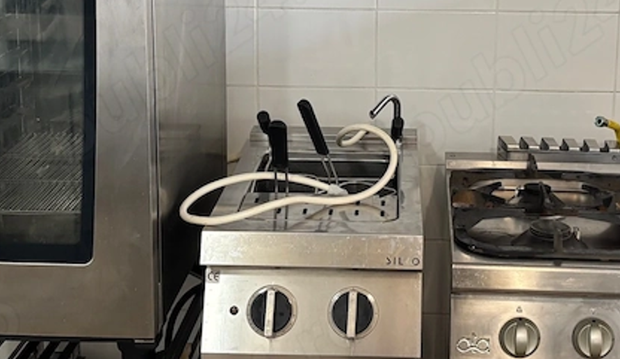 Friteuza profesionala 22 litri cu dulap HoReCa inox