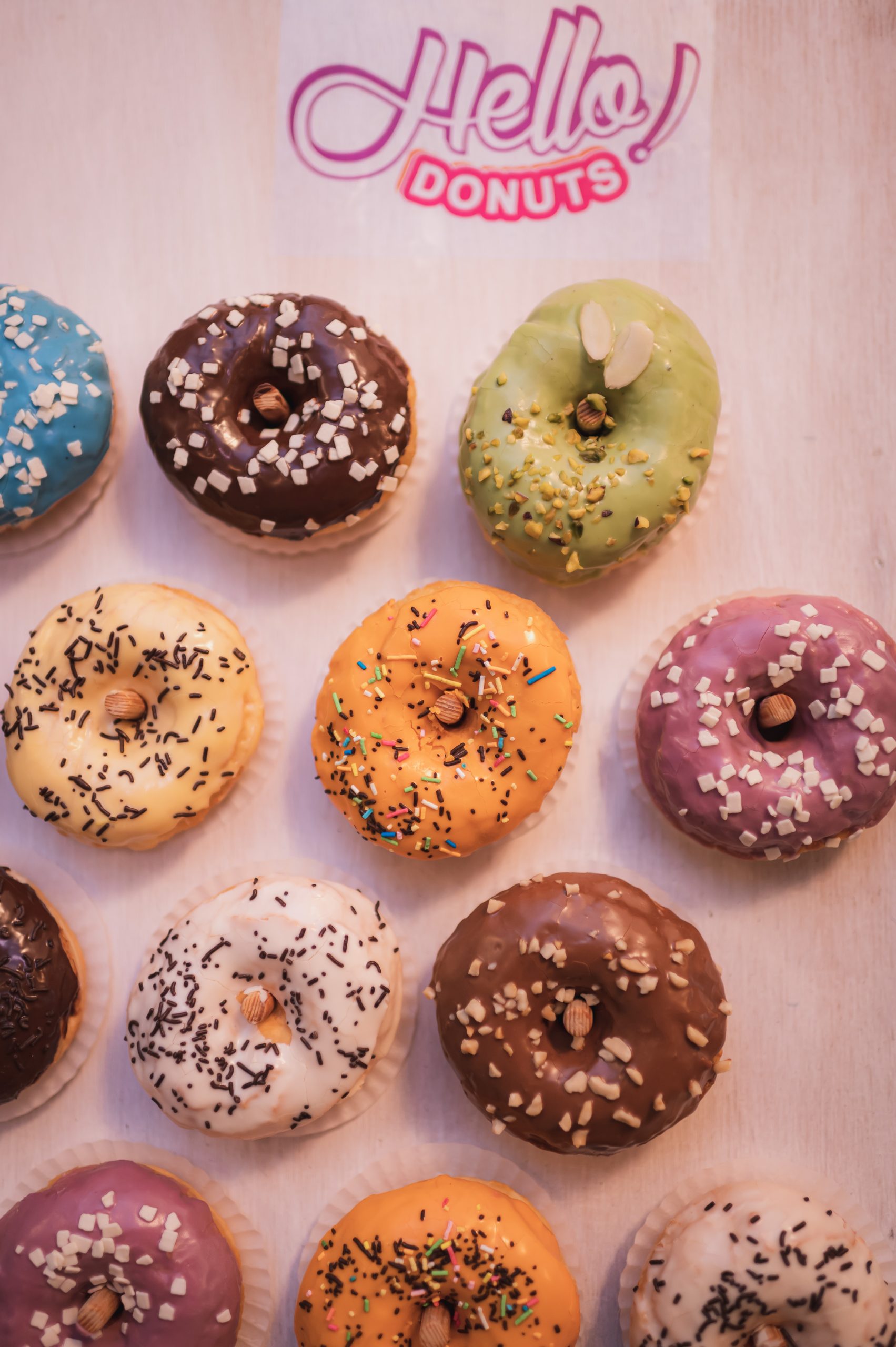 Panouri donuts lemn HoReCa – suport gogosi candy - Imagine 3