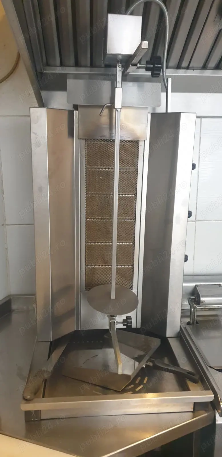 Aparat Shaorma North 3 arzătoare – 40 kg + accesorii (NOU)