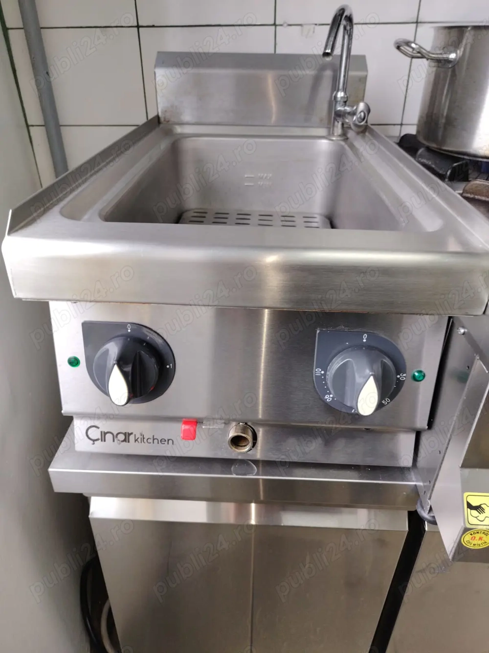 Masina fiert paste HoReCa – ideala fast food / bistro / restaurant profesionala 25L – 4 cosuri | HoReCa - Imagine 2