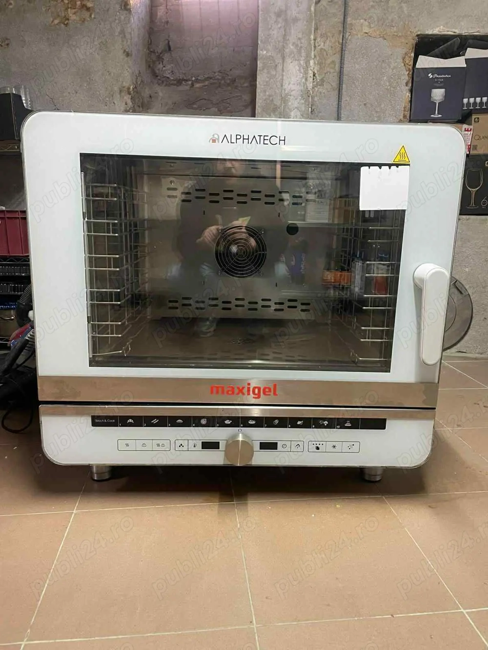 Cuptor profesional HoReCa Maxigel – gaz, 5 tavi GN / 600x400 | combi-steamer