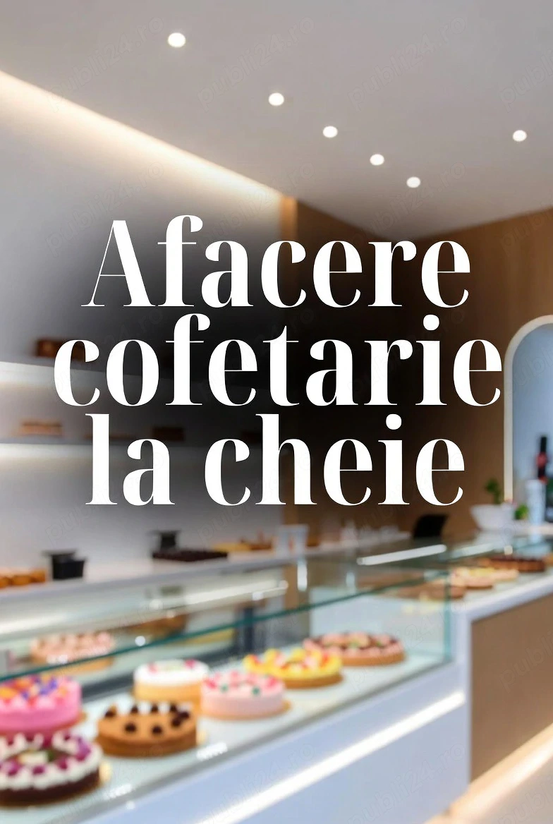 Vand afacere la cheie HoReCa – Cofetarie-Patiserie functionala Timisoara | Posibilitate asociere / parteneriat