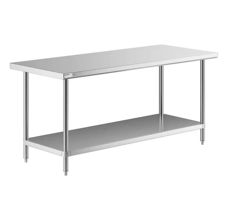Masa inox profesionala HoReCa 100-200 cm cu polita | Lichidare stoc - Imagine 3