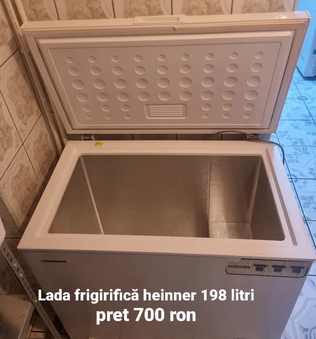 Lada frigorifica Heinner 198 litri – ideala pentru depozitare produse congelate