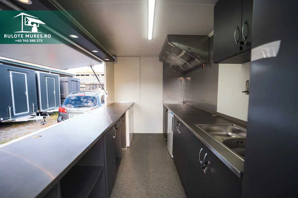 Rulota FAST FOOD premium la cheie – design modern, inox profesional si personalizare completa - Imagine 2