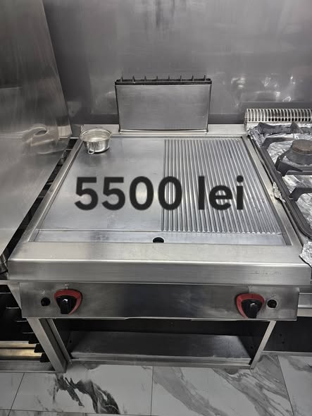 Fry-top / Plita, grill profesionala pe gaz horeca – stare perfecta