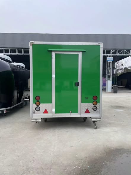 Carucior bufet / Food Trailer ERZODA ETF-2 NOU – complet echipat rulota - Imagine 2