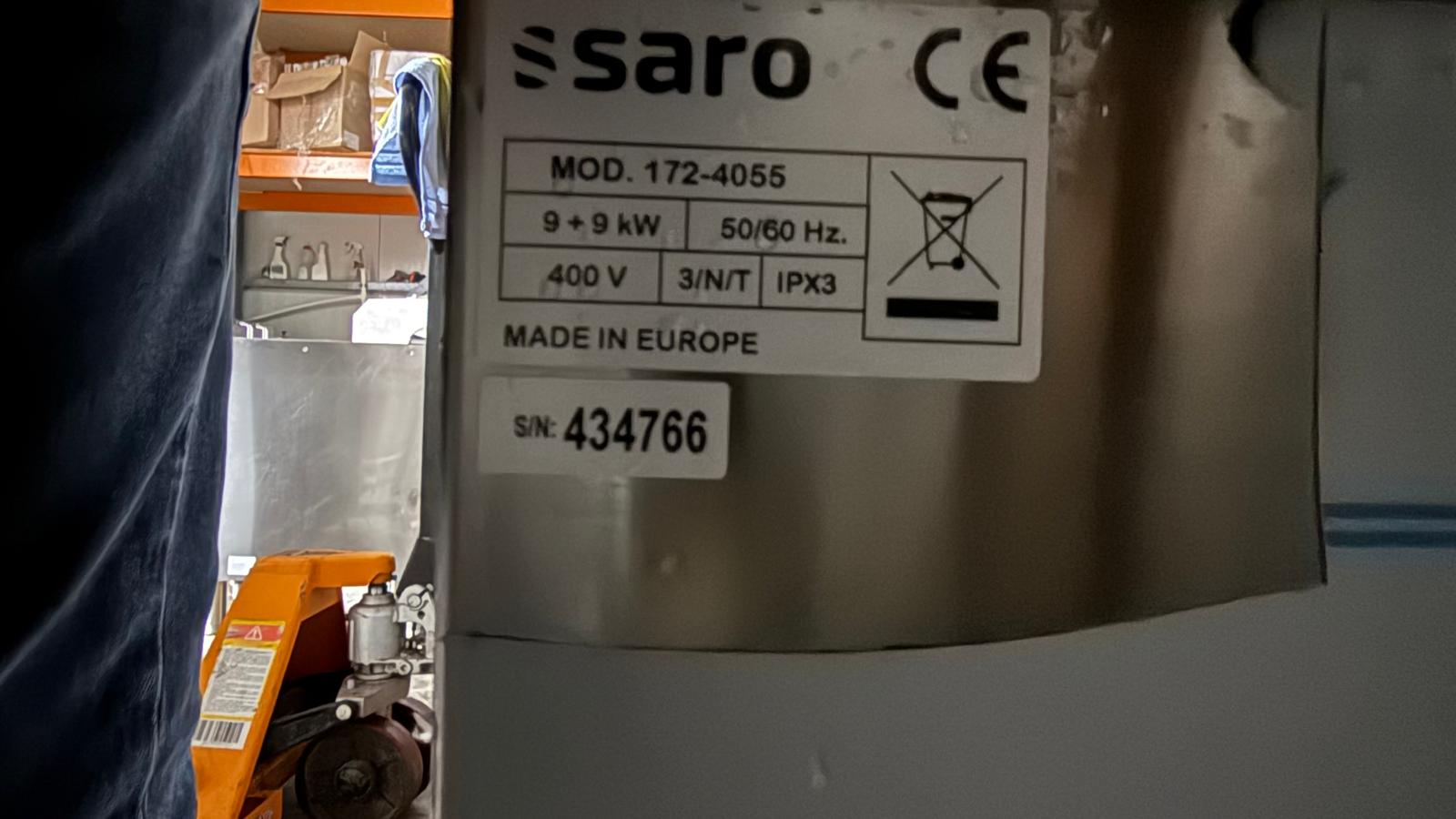 Friteuză profesională electrică dublă Saro 2x9 kW – 400V - Imagine 2