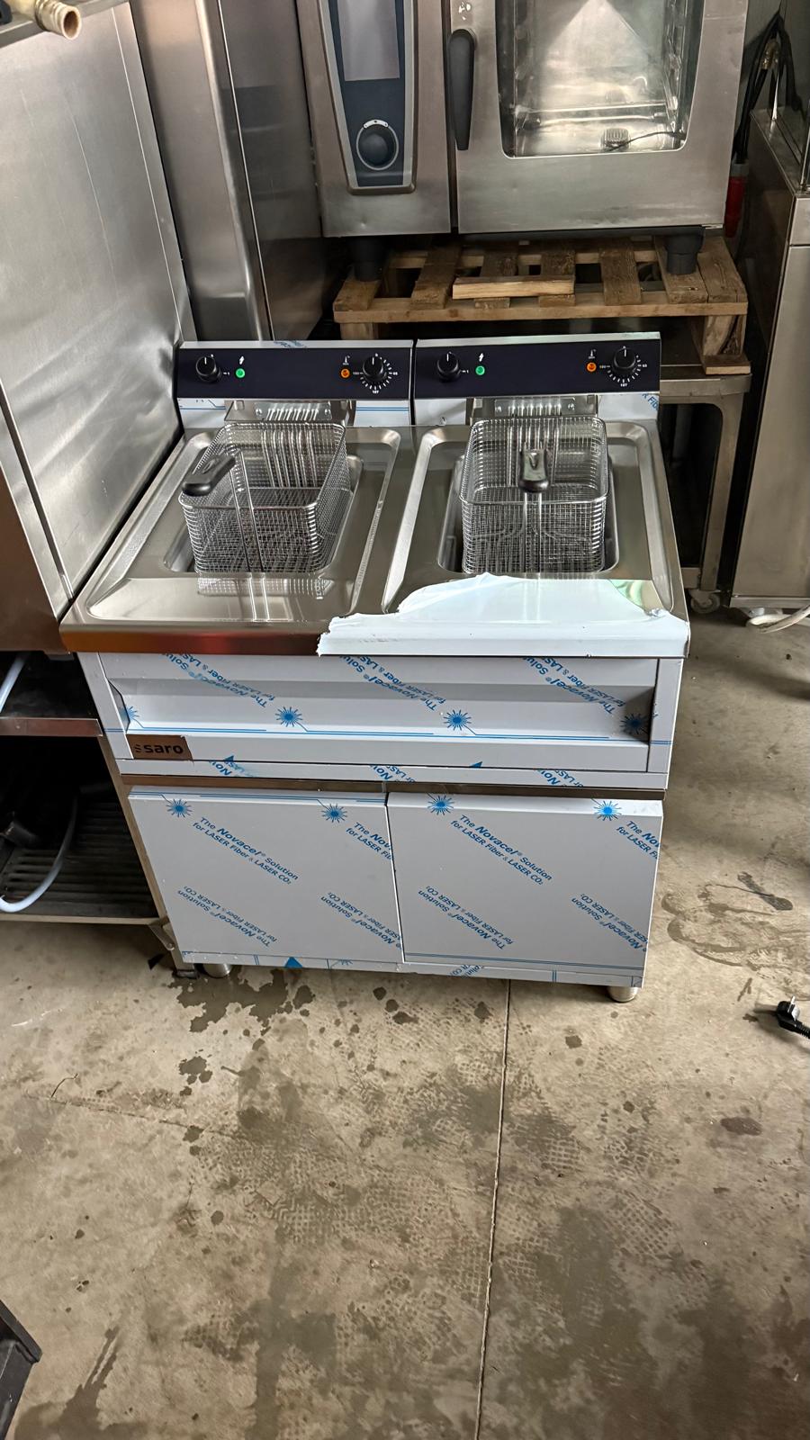 Friteuză profesională electrică dublă Saro 2x9 kW – 400V - Imagine 5