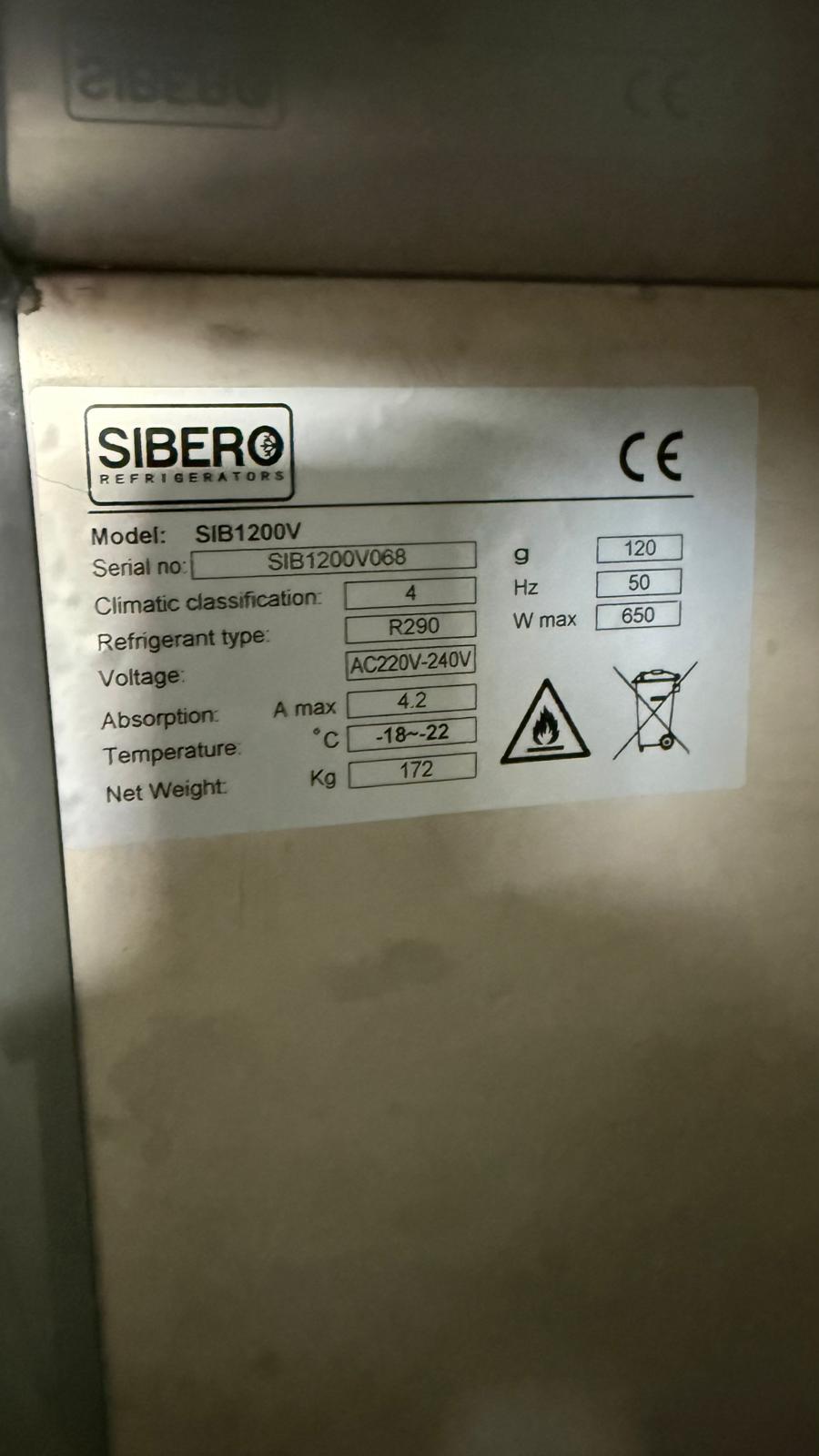 Dulap frigorific congelare/refrigerare dublu inox SIBERO nou - Imagine 5
