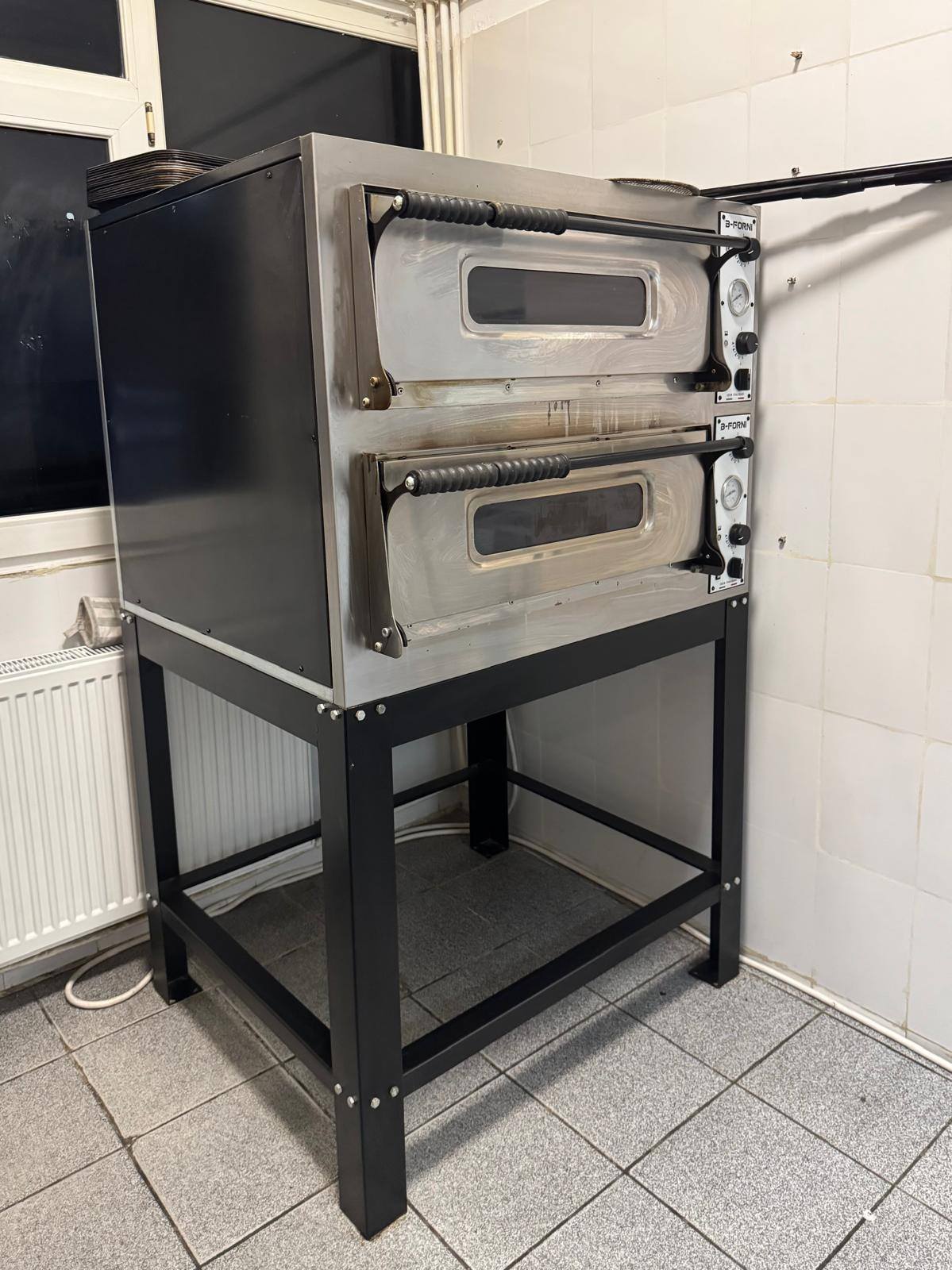 Cuptor pizza profesional electric cu 2 camere – ideal pentru pizzerie, fast-food si HoReCa