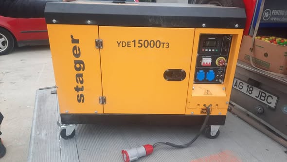 Generator diesel STAGER 14 kVA trifazic – ideal pentru restaurante, evenimente si backup HoReCa