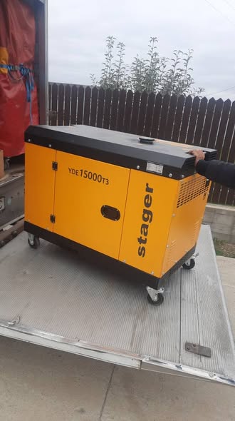 Generator diesel STAGER 14 kVA trifazic – ideal pentru restaurante, evenimente si backup HoReCa - Imagine 2