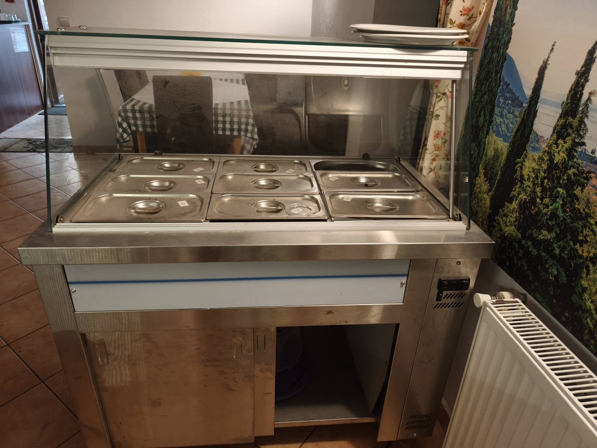 Vitrina calda Bain Marie profesionala inox – HoReCa Sibiu