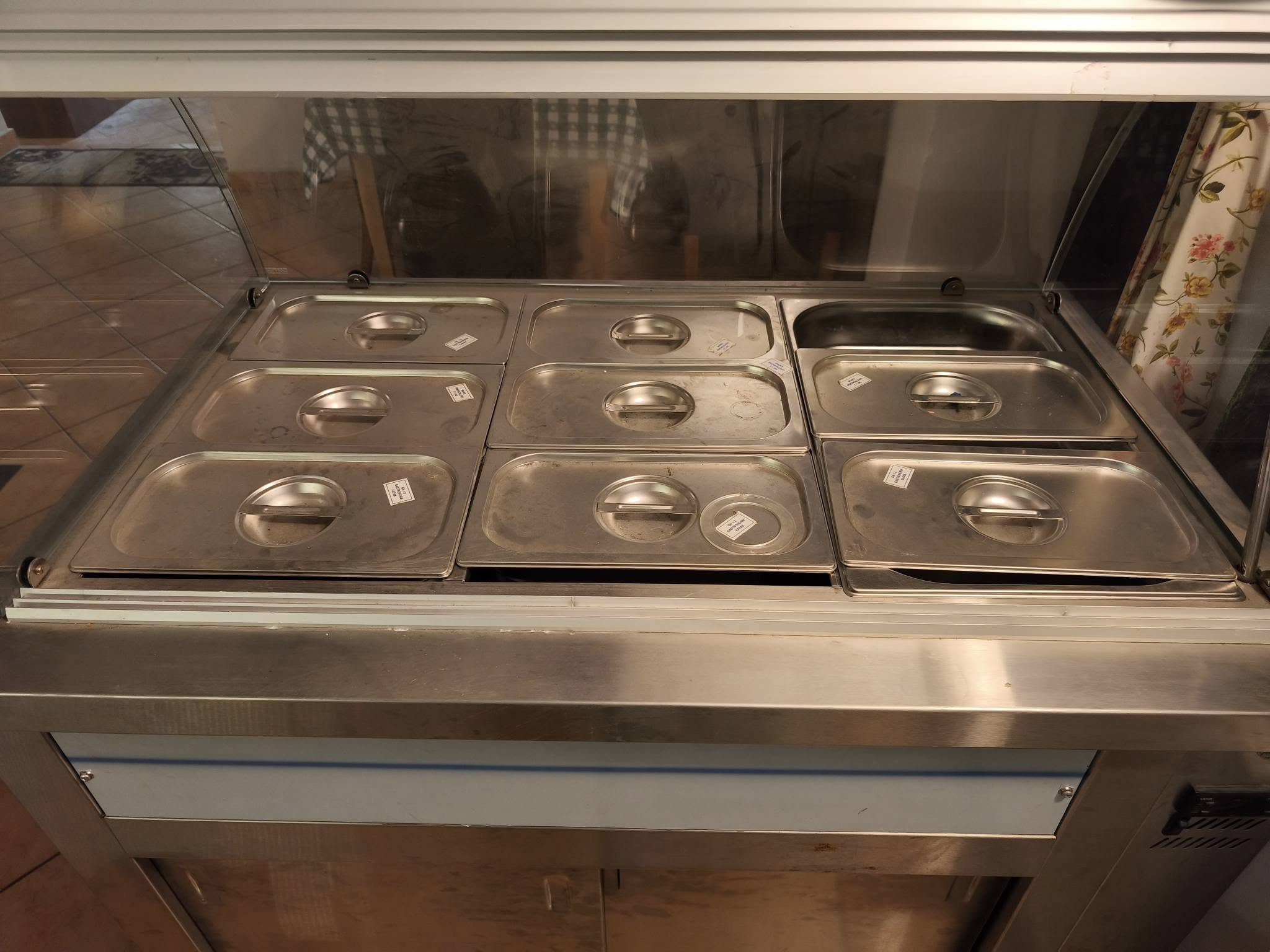 Vitrina calda Bain Marie profesionala inox – autoservire HoReCa Sibiu