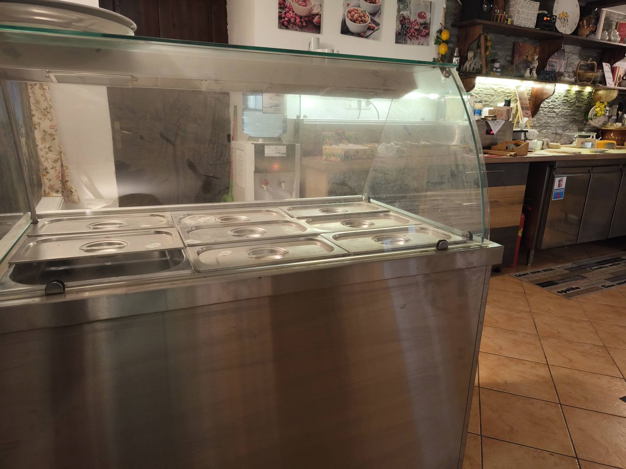 Vitrina calda Bain Marie profesionala inox – autoservire HoReCa Sibiu - Imagine 3