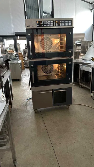 Cuptor Miwe Aero panificatie patiserie 4+4 tavi si suport - Imagine 3