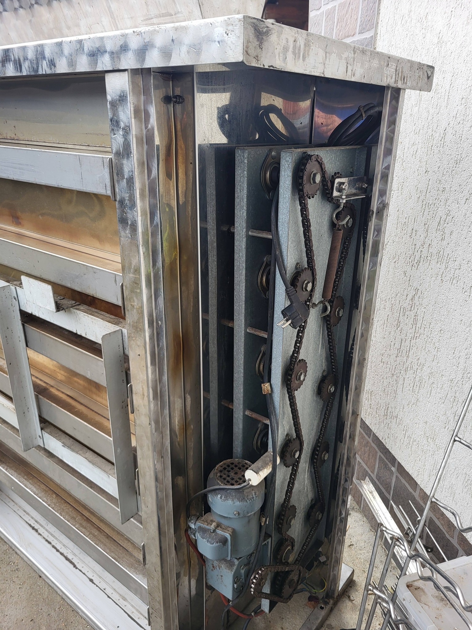 Rotisor profesional inox pentru pui – capacitate mare – ideal HoReCa - Imagine 3