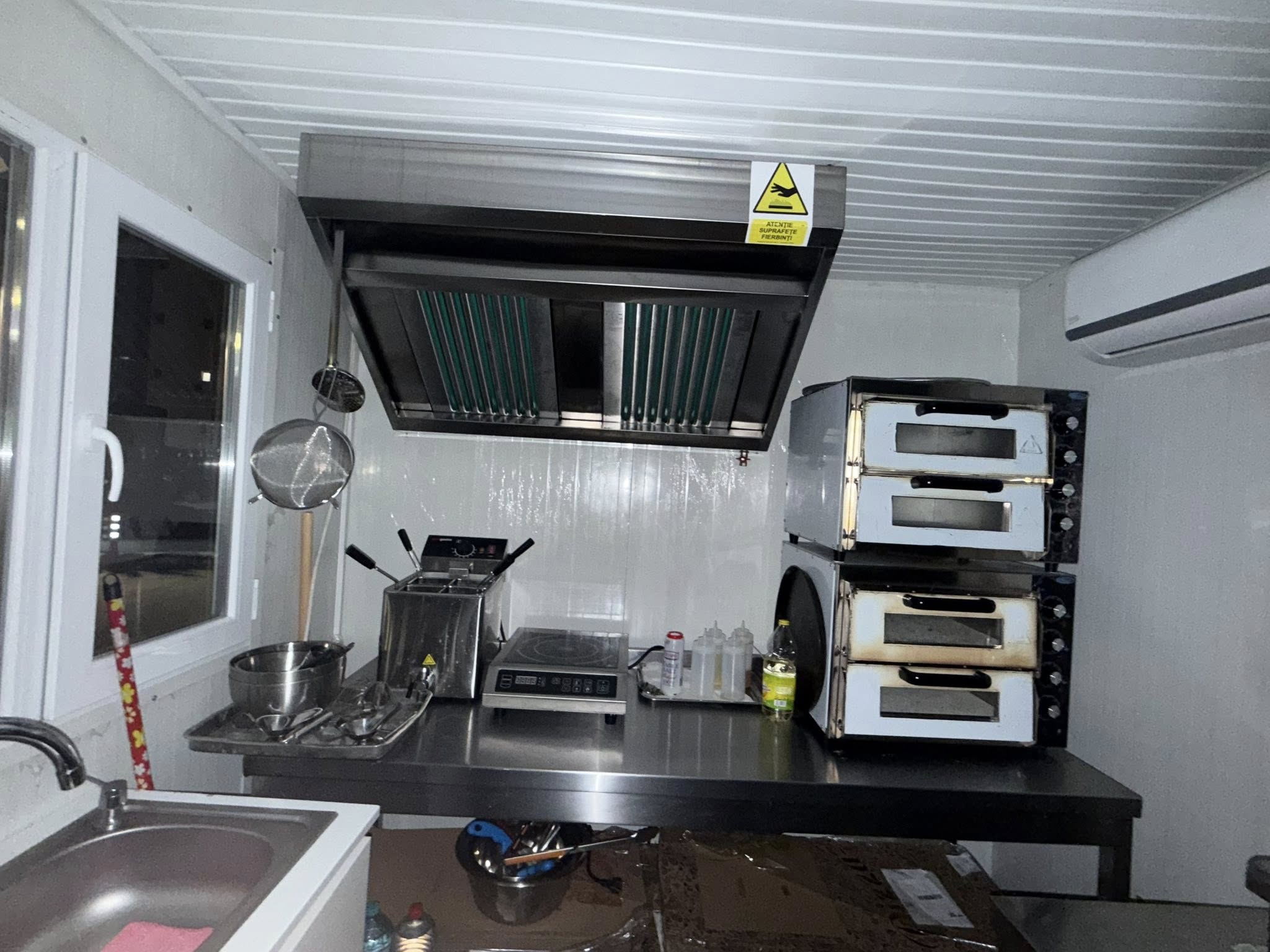 Hota Profesionala Inox pentru Fast Food, Food Truck sau Restaurant – SH