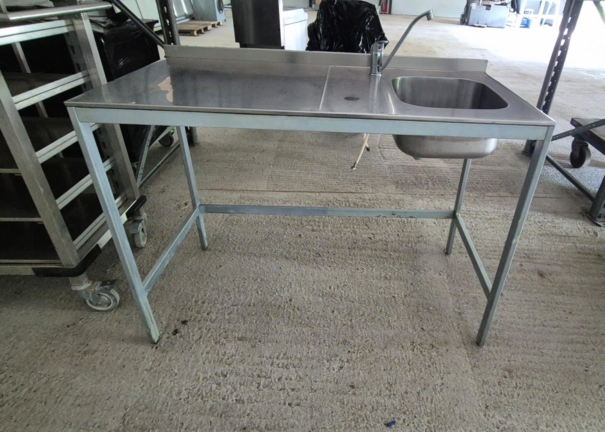 Chiuveta Profesionala Inox cu Blat – HoReCa / Restaurant / Fast Food - Imagine 2