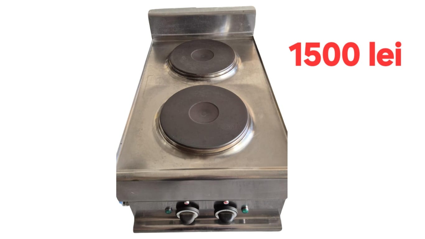 Plita Electrica Profesionala 2 Ochiuri – HoReCa / Fast Food
