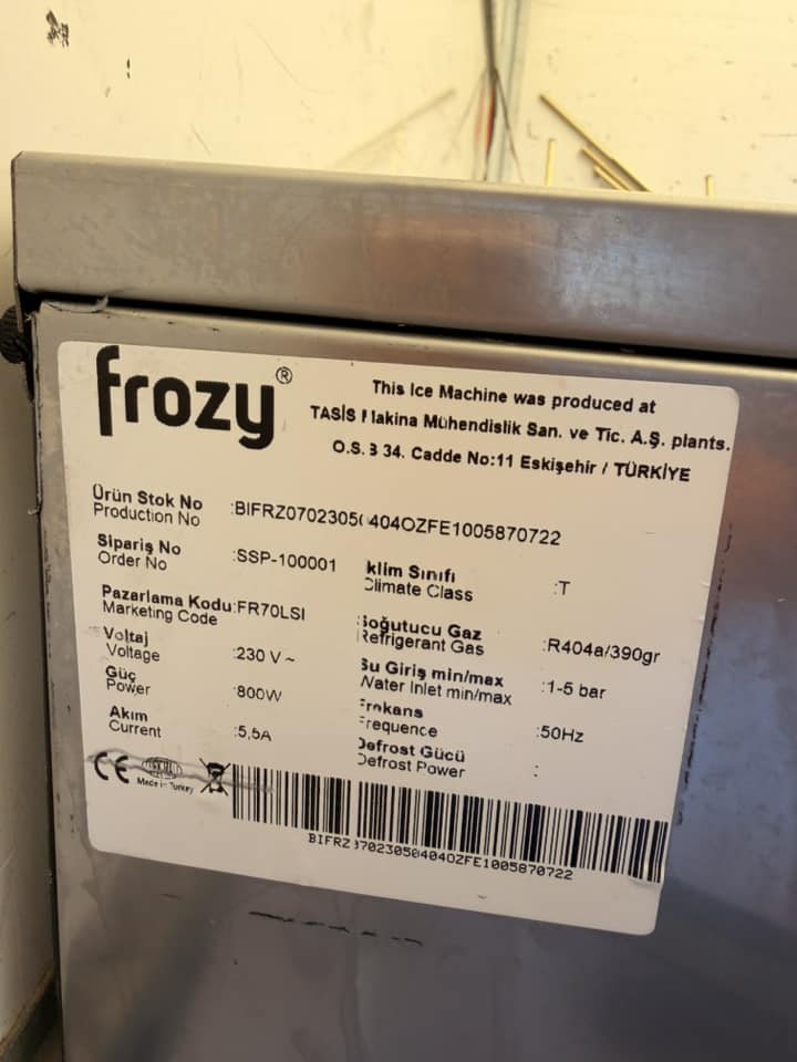Masina de gheata industriala Frozy – defecta - Imagine 2
