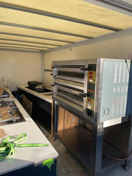 Cuptor profesional pizza cu 2 etaje – 16 kW – alimentare 380V