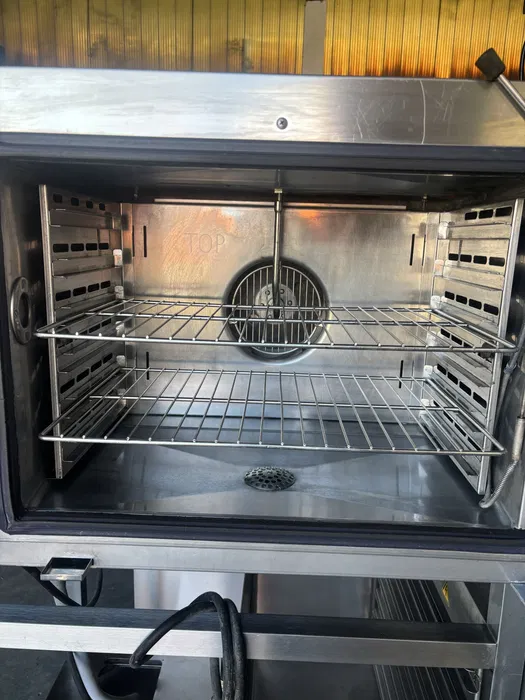 Cuptor Profesional cu Aburi Alpeninox cu Carucior Mobil pentru Tavi - Imagine 3