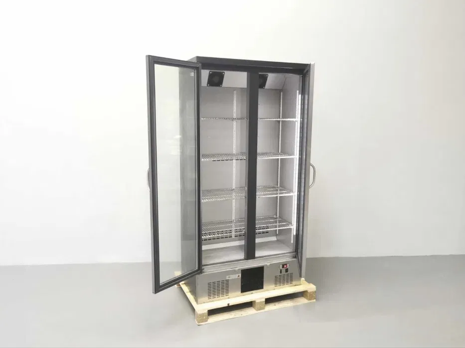 Vitrina Frigorifica Profesionala cu 2 Usi din Sticla – Ideala pentru Bauturi si Produse Refrigerate - Imagine 2
