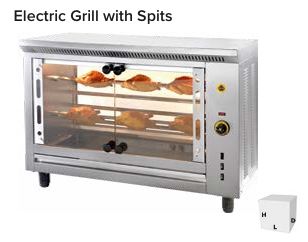 Rotisoare Electrice Profesionale pentru Pui Grill 10-25 Pui | Echipamente HoReCa Noi
